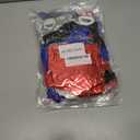 Red Blue Black Balloon Arch Kit, Blue and Red Balloon Arch Kit, Blue Black Balloons Garland with 22 Inch Star Foil Balloons for Men Boys Birthday Baby Shower Graduation Party Decorations