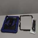 Cantis Case for iPad 11-inch (A16) 2025/ iPad 10th Generation 2022 (10.9 inch) with Screen Protector, iPad 11th Case with 360 Degree Rotating Stand/Shoulder Strap/Pencil Holder, Navy Blue