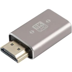 Tecmojo 8K HDMI Adapter, HDMI 2.1 Male to Female Extension Adapter, Support 8K@60Hz / 4K@120Hz for Laptop, PC, Monitor, Projector, Roku TV, 1 Pack