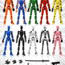 Assembly RequiredShoulder Armor Upgrade 10pcs Lucky 13 Action Figures, Dummy Titan 13 Action Figures, Multi-Jointed Movablewith 3 Hand-Shapes, 4 Weapons (10PCS)
