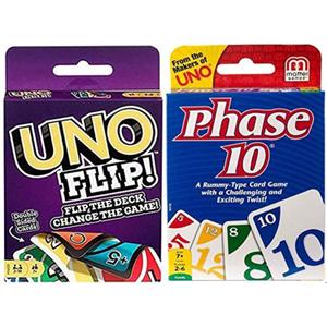 Unos Phase 10 And Uno Flip Two Pack