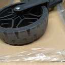 Collapsible Wagon Cart with Wheels Foldable - Folding Utility Heavy Duty Wagons Carts for Grocery Sports Garden Shopping Camping Wheelbarrows (Black, 120L)