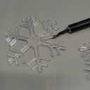 BRIGHTDECK Snowflake Solar Christmas Decorations Outdoor, 10 Pack LED, Waterproof Snowflake Pathway Lights, Stake Lights for Christmas Garden Decor (10Pcs Cold White)