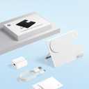 Wireless Charger Station for Apple Mag-Safe: JoyGeek 3 in 1 Magnetic Charging Stand Foldable for iPhone 15 14 13 12 Pro Max Plus - Apple Watch 9 8 7 6 5 4 SE - AirPods Pro 2/3