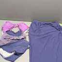 YUNIDMEIM Women's One Piece Swimsuit with Cover up Set Beach Wrap Skirt Retro Bikini Set Two Piece Bathing Suit with Cover up L