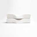 Dosaze Contoured Orthopedic Pillow, Queen Size Bed Pillow for Neck Pain Relief - Medium Firm, Bed Pillow for Back, Stomach and Side Sleepers, CertiPUR-US/Oeko-Tex