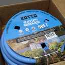 KOTTO
5/8 in. Dia x 50 ft. Heavy Duty Garden Hose, High Flow, Lightweight, Leak-Proof, Flexible Water Hose, Blue