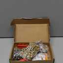 643Pcs Grommet Tool Kit 1/2 Inch(Inside Hole Size) Eyelet Kit with 320Pcs Eyelets Grommets, 320Pcs Washers, and Grommet Eyelet Pliers for Leather/Belt/Shoes/Crafts