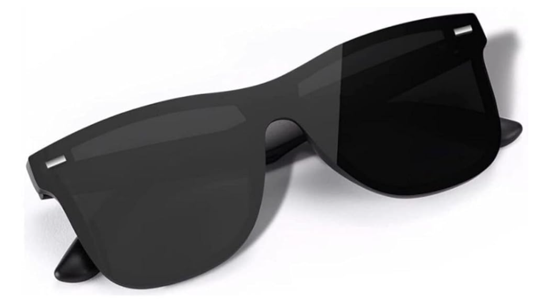 One piece Retro Square sunglasses for men & women