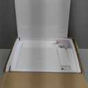 TUTOTAK Narrow Bookshelf, 6-Tier Bookcase, Spine Book Shelf for Small Space, Corner Standing Shelf for Living Room, Office, Study, Entryway, White BS06BW016