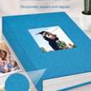 Artfeel Photo Album 4x6 with 300 Pockets, Slip-in Picture Albums, Linen Cover Memory Book with Front Window, White Page Vertical Photo Book for Wedding, Family, Anniversary, Baby, Vacation