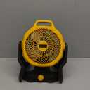 Battery Powered Fan Compatible with Dewalt 20V Max Battery with AC Adapter (No Battery) Up to 650CFM, Variable Speed, Low Noise 30dB, Portable Cordless Fan for Camping, Jobsite