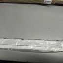 1" Cordless Mini Blinds 38" W x 48" H, White Vinyl Blinds, Horizontal Light Filtering Blinds, Window Blinds for Indoor Windows, Office, Kitchen, Bathroom and Living Room.