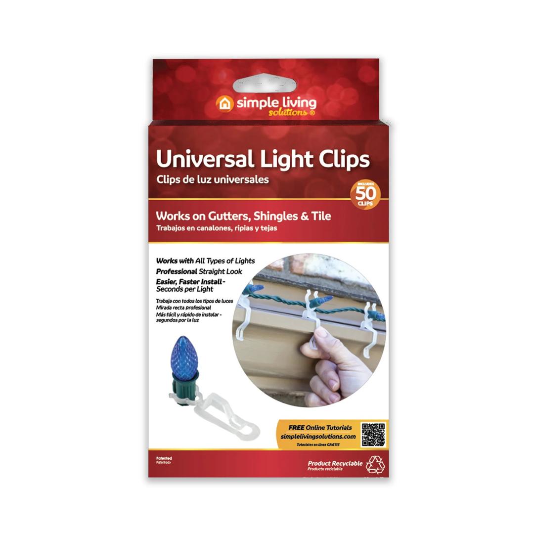 Universal Light Clips 25 pcs(4Pack)