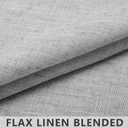 Grey Bedroom Curtains 63 Inch Length for Living Room 2 Panels Rod Pocket Burlap Canvas Look Linen Semi Sheer Dove Gray Light Filtering Curtains for Nursery Teen Boys Room Office Modern Decor 63 Long
