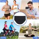 Paterr 8 Pcs Ostomy Belt Bag Cover with Adjustable Elastic Ostomy Support Belt and Inner Pocket to Hold Pouch Support for Men Women Sport and Swimming