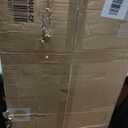 Tangkula L Shaped Computer Desk, Corner Home Office Desk with 2 Outlets & 2 USB Ports, Study Writing Desk with Carbon Steel Frame, 2-Tier Shelf & Removable Shelf, Rustic Brown