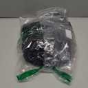 Nasitos 2 Pack Spandex Fitted Black Tablecloth for 4 Foot Tables-Open Back Folding Table Cover Washable Fabric Stretch, Tight and Wrinkle Resistant Table Protector for Trade Show, Craft Show, Events