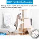 Wireless Hidden Camera Nanny Cam Clock 1080P FHD Hidden Spy Cameras for Home Real-Time View Motion Detection WiFi Wall Clock Security Camera Indoor No Audio