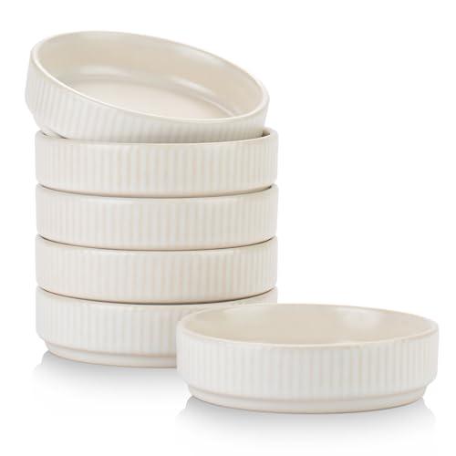 famiware Star Soy Sauce Dish Ceramic Dipping Bowls Set of 6, 4 oz Individual Dip Sauce Cups/Bowls/Dishes/Plates, Small Serving Bowl for Side Dishes, Dessert, Ice Cream, Sushi - Matte White famiware Star Soy Sauce Dish Ceramic Dipping Bowls Set of 6, 4 oz Individual Dip Sauce Cups/Bowls/Dishes/Plates, Small Serving Bowl for Side Dishes, Dessert, Ice Cream, Sushi - Matte White