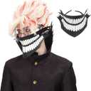 Anime Print Mask Takakura Ken Outfit Merch Cartoon Cosplay Costume Accessories for Halloween  Size XL