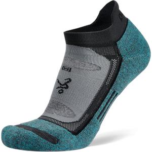 Balega womens Blister Resist Performance No Show Athletic Running Socks (1 Pair) (Small, Grey/Blue)