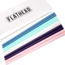 10 Reusable Silicone Drinking Straws + Cleaning Brush, 30 Ounce - 20 Ounce Tumblers Compatible, Dishwasher Safe, Extra Long Straw - Silicone Straws Reusable (Straight (5mm))