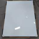 J&J worldwide Glass Whiteboard 47"x35", Magnetic White Board Glass Dry Erase Board Large Frameless Glass White Board for Office, Home & School with Marker Tray & Markers