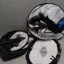 JOYIN White Rocket Ship Pop up Play Tent with Tunnel and Playhouse Kids Indoor Outdoor Spaceship Tent Set