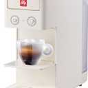 Illy Y3.3 Espresso Machine, Single Serve Coffee Machine for IperEspresso Capsules, Single Cup Espresso Maker (White) (White)