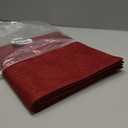 Cloth Red Placemats Set of 8, Linen Type Fabric Placemats Machine Washable Heat Resistant Placemats Polyester Place Mats for Halloween, Thanksgiving, Christmas and Valentine Dining Table (Red)