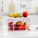 Small Grocery Bag Holder,Wall Mount Trash Bag Holder Dispenser with Bamboo Top,Suitable for Garbage Bags of 100 Rolls under 13 Gallons,Pink