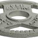 Fitvids Olympic Cast Iron 2-Inch Weight Plate for Strength Training & Weightlifting, Home Gym, Pack 3, 5lb