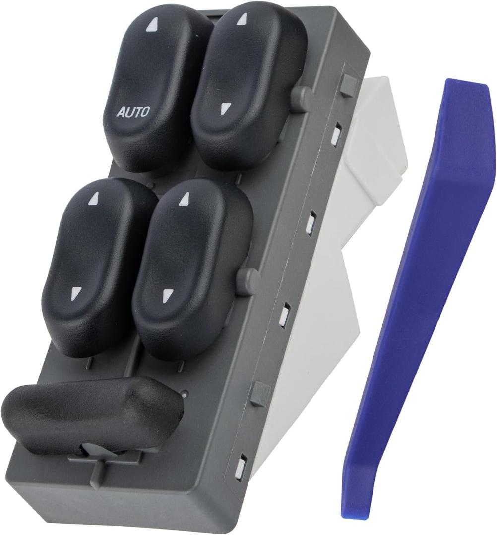 Master Power Window Switch XL1Z14529BA Fit for 1999-2001 Ford F250/ F350 Super Duty, Excursion, Expedition, 1999-2002 Lincoln Blackwood, Navigator