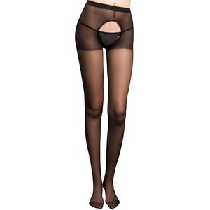 Women's Sexy Hollow Lingerie Smooth Stockings,high waist bag hips stockings