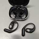 Open-Ear Headphones, Over Ear Earbuds with Ear Hooks, True Wireless Bluetooth Earphones with Microphone, Touch Control, Clear Calls, 60H Playtime, IPX7 Waterproof for Running and Workouts (Black)