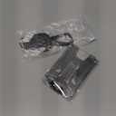 Badge Holder Retractable Clip Heavy Duty Carabiner Badge Reel Keychain with Lanyard ID Cards Holder Cool Tactical ID Holder