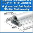 Frost King DAT39H Premium Adjustable Aluminum Threshold, 3-1/2-Inch by 36-Inch, Silver