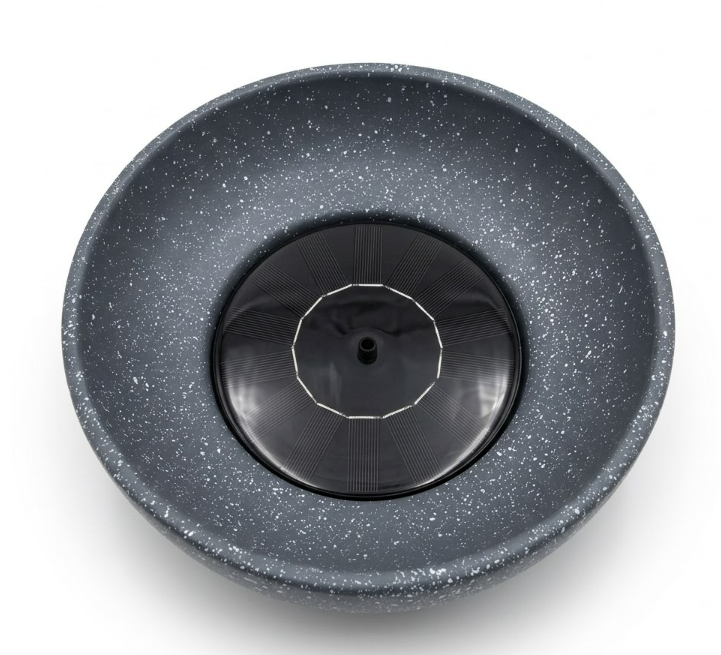 Solar Bird Bath,11.2" Solar Fountain birdbaths for Outdoors,Bird Baths Bubbler,for Garden Patio Terrace Decoration