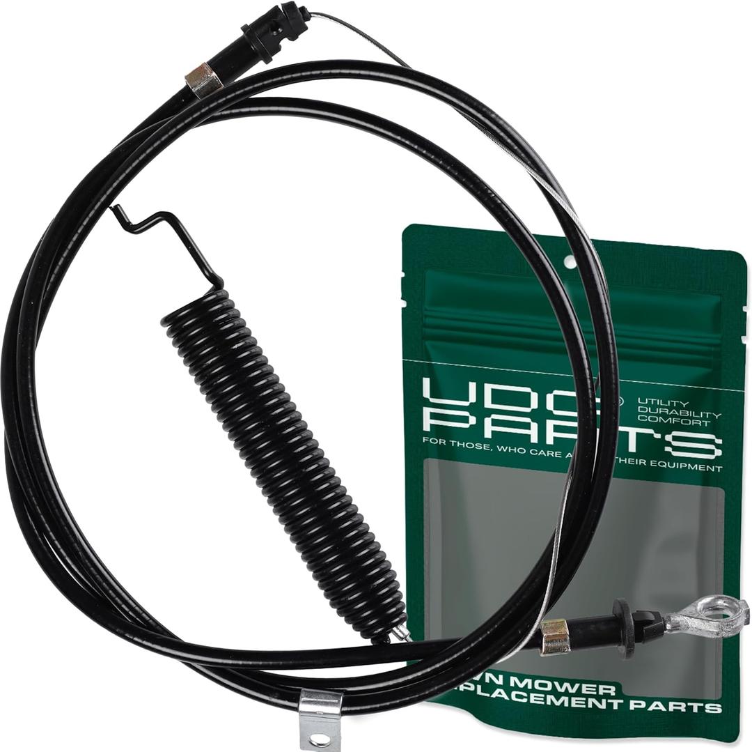 UDC Parts GY21641 Push Pull PTO Control Cable Replacement for John Deere GY21287 D100 D105 D110 D120 D125 D130 X105 X125 X145 107S GY22387 S100 S120 Lawn Tractors