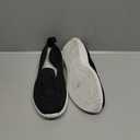 Myallfeet Women's Slip-On Knit Mesh Loafers Lightweight and Comfortable Breathable Mesh Walking Shoe Casual Embroidered Flat Loafers, 37