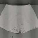 luvamia Jean Skorts for Woman High Waisted Pull On Stretchy Denim Wrap Skirt with Shorts Trendy Asymmetrical Skort (Large, Cream White)