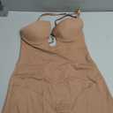 SHAPSHE Low Back Shapewear U Plunge Strapless Bodysuit for Women Tummy Control Built In Bra Thigh Slimmer Body Shaper Large