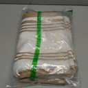 Urban Villa Kitchen Towels 100% Cotton Dish Towels for Kitchen (Set of 6)20x30 Dish Cloths Highly Absorbent Kitchen Linen Set with Hanging Loop Perfect for Drying Dishes Cleaning Towels-Taupe White