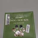 EXPAWLORER Anti Slip Dog Socks to Prevent Licking Paws, Dog Shoes for Hot Pavement, Dog Booties for Small Medium Large Senior Dogs, Traction Control Boots & Paw Protectors for Hardwood Floors (Medium (4 Count), Khaki)