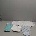 3-Pack Organic Baby Swaddle Sleep Sacks - Swaddles for Newborns, Infant 0-3 Months, Baby Girls, Boys, Soft & Snug Newborn Sleep Sack, Nursery Swaddling Blankets (Space Quest) (One Size)