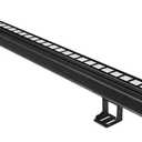 New Upgraded Wall Washer LED Lights with 10x60 Wide Angle, 36W 5000K Daylight Wall Washer Light, IP65 Waterproof Outdoor Indoor Bar Lights, 120V LED Light Bar for Display Sign Wall Lighting, 40 inches long wall flood wash lighting bar