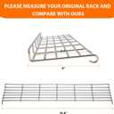 CANDANA Warming Rack for Weber Genesis II 300 Series Gas Grill Replacement Parts 66044 Stainless Steel Grid GS4 E310 E315 E330 E335 S310 S335 Heavy Duty Accessories