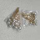 Pearl Bobby Pins Bridal Wedding Hair Peals U Shaped Pearl Hair Pins Accessories for Brides Bridesmaids Women Girls(Gold)