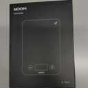 Noom Digital Kitchen Scale: Accurate Precision, LCD Display for Clarity, Stylish Black, Blue, or Off-White. Battery Included for Seamless Operation. (Black)